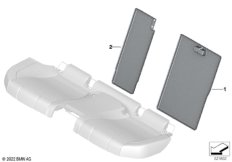 JK Edition накладка сиденья Зд, KA602