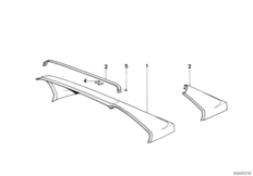 Рама заднего стекла