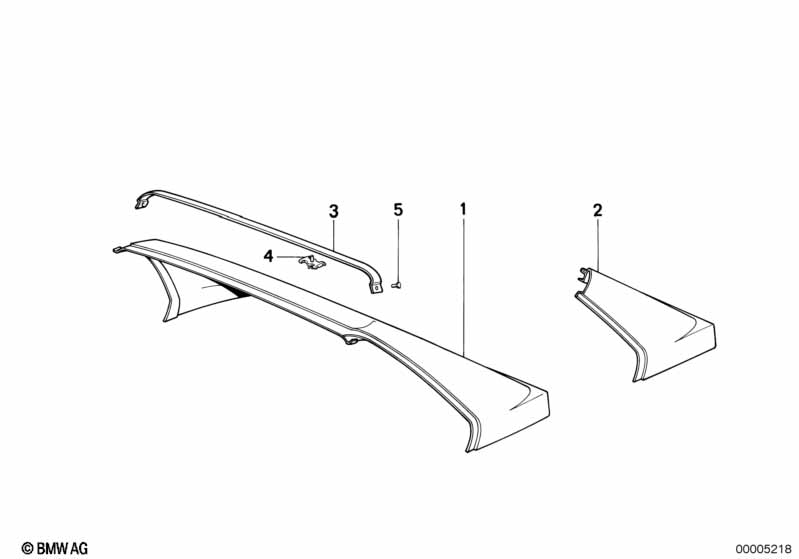 Рама заднего стекла