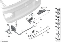 Багажная дверь/система запирания