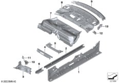 Перегородка баг.отделение/детали днища