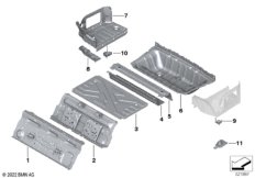Дополнит.элементы пола багажника