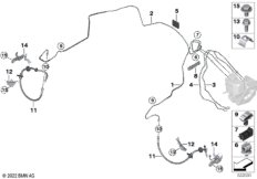 Трубопровод тормозного привода Пд