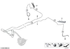 Трубопровод тормозного привода Зд