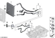 Маслян.радиатор/трубопр.масл.радиатора