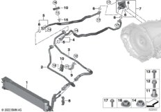 Радиатор охл.масла КПП/трубопр.масл.рад.