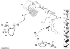 Трубопровод тормозного привода Пд