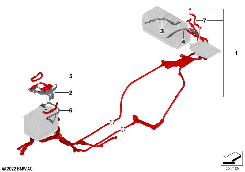 Провод батареи/кабель на массу