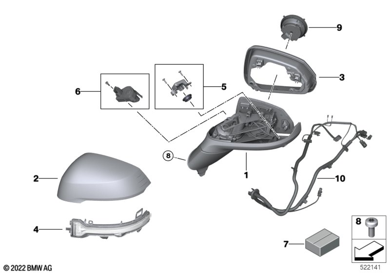 наружное зеркало заднего вида