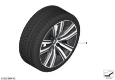 Колесо в сб.зим.Aerodynamikrad 904-19"