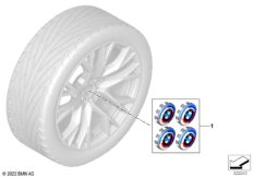 Колпак ступицы колеса 50 лет M