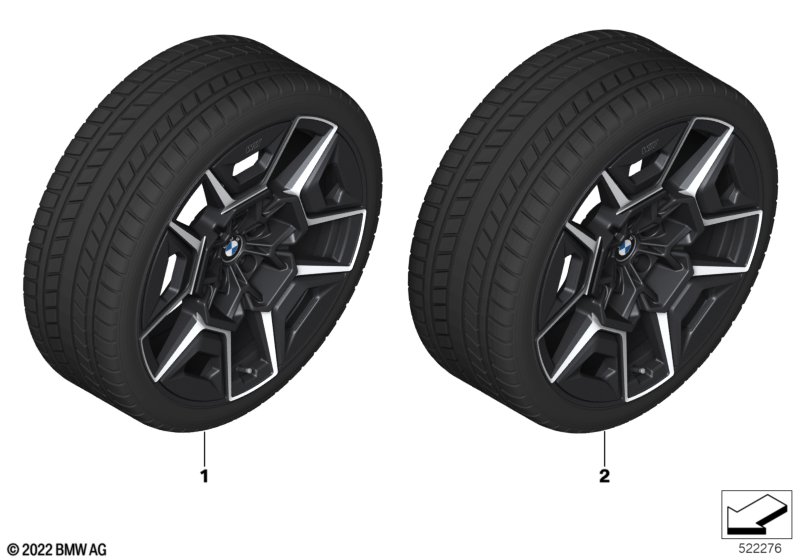 Колесо в сб.зим.M сдвоенн.сп. 922M - 22"