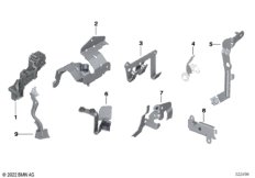 Элементы крепления жгута проводов