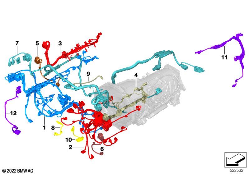 жгут проводов двигателя