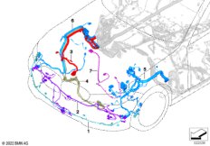 Рем.кабель основ.жгут проводов - впереди