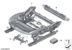 Стденье Пд, каркас подушки эл.сиденья