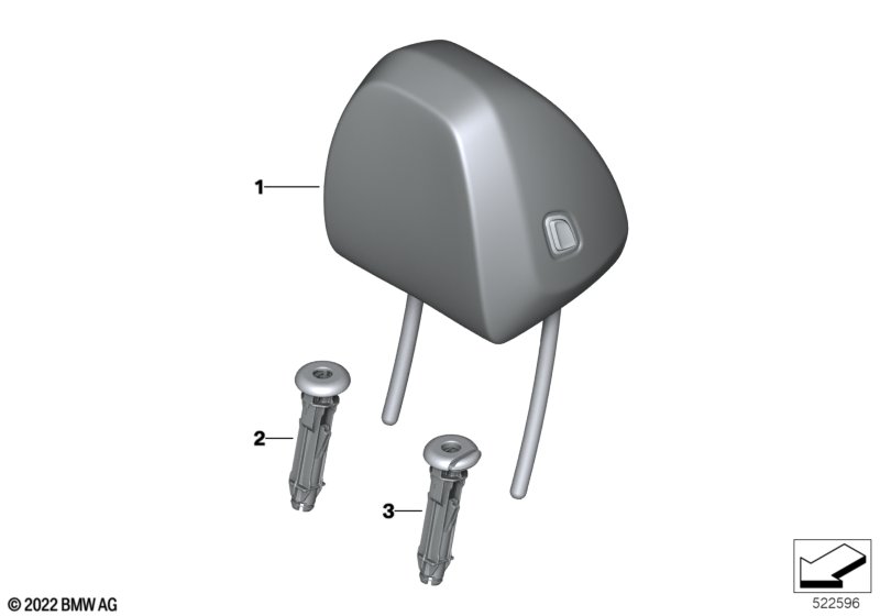 Подголовник переднего сиденья