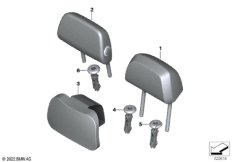 Подголовник заднего сиденья