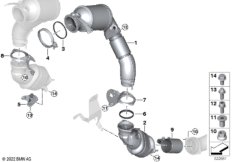 Катализатор рядом с двигателем