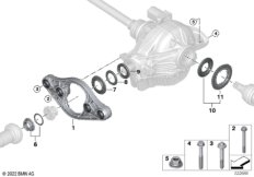 Ред.зад.моста адаптер / уплотнения