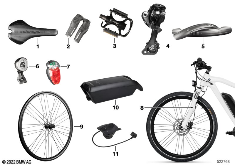 BMW запасн.части - электровел.2412317-19