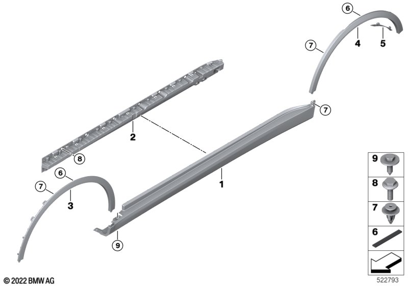 G07 порог левый стандарт
