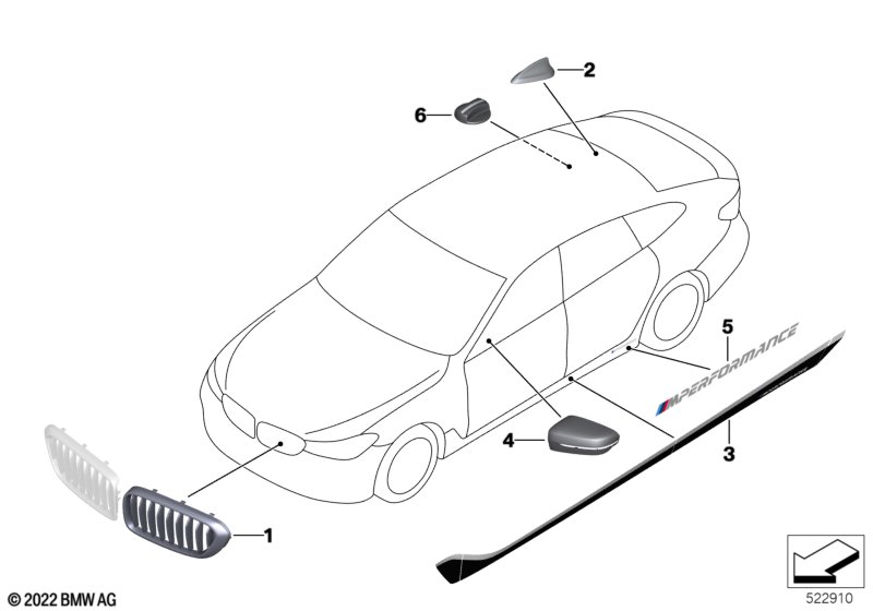 Аэродинам.принадлежности M Performance