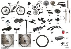 Запасные части BMW - Cruise e-Bike 2014