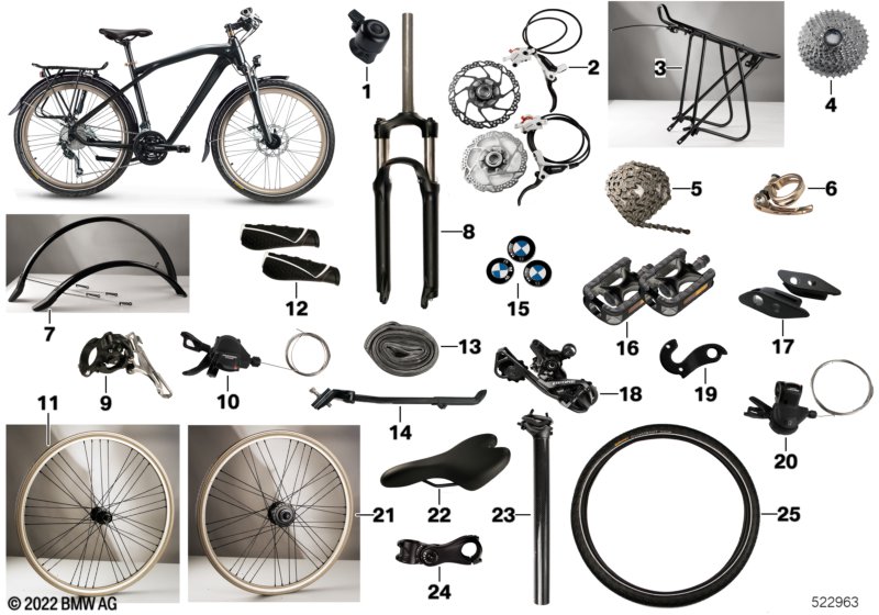 Запасные части BMW - Trekking BIke 2014