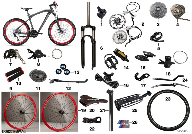 Запасные части BMW - Cruise M-Bike 2014