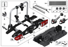 Задний держатель для велосипеда Kompakt