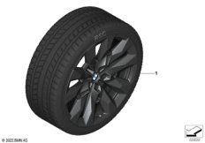 Колесо в сб.зим.M сдвоенн.сп. 917M - 21"