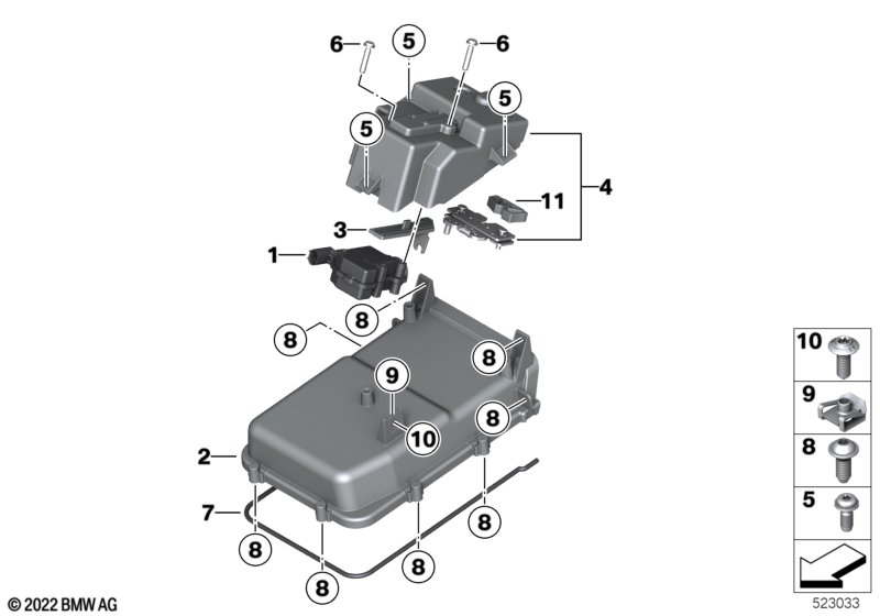 Держатель замка