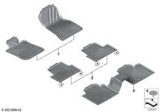 Ножной коврик, всепогодный