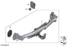 Тягово-сцепн.устр-во откидное электрич.