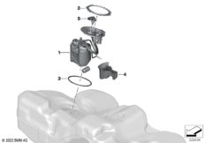 Топливный насос/датчик уровня наполнения