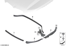 Уплотнители капота