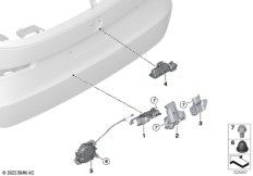 Система замков багажной двери