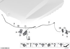 Система замков капота