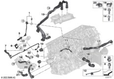 Сист.охлажд.- шланги сист.охл.двигателя