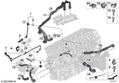 Сист.охлажд.- шланги сист.охл.двигателя