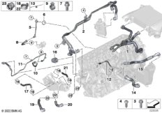 Сист.охлажд.- шланги сист.охл.двигателя