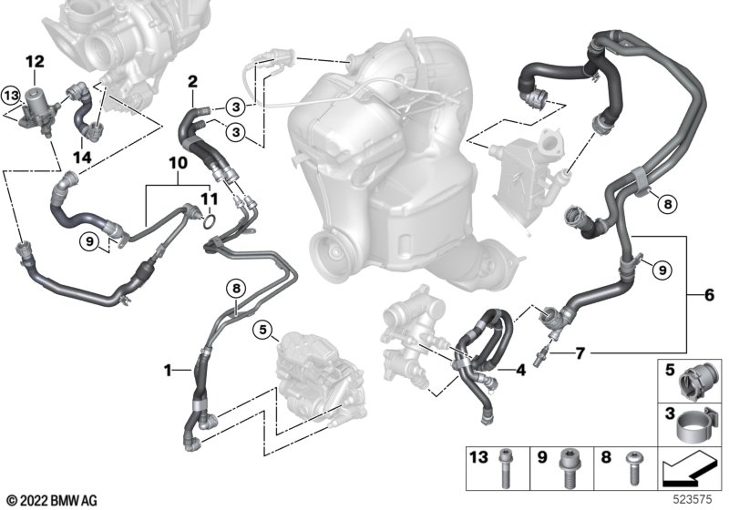 Провод блока цилиндров ДВС