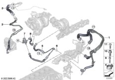 Сист.охлажд.- шланги сист.охл.двигателя