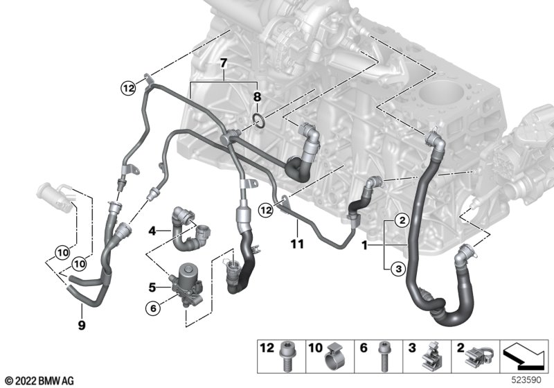 Провод насоса охлжидктурбонагнетателя