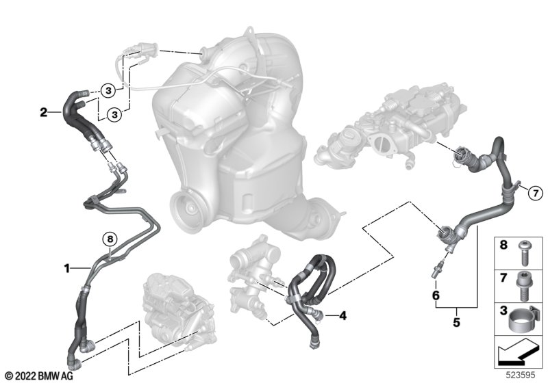 Провод блока цилиндров ДВС