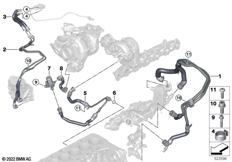 Сист.охлажд.- шланги сист.охл.двигателя