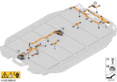 Модульный соединитель высоковольтной АКБ