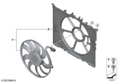 Кожух вентилятора-дополнительн.элементы