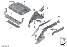 Брызговик Зд/детали днища